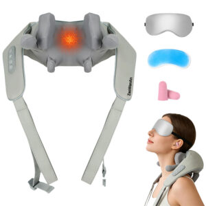 ZaoWanAn Neck Massager, Relax Your Body and Mind, 8D Deep-Kneading Shiatsu Massage Technology, Model ZAW-NM-571212